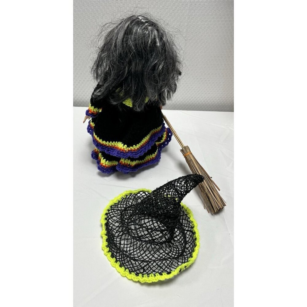 Handmade Halloween Granny Crochet Witch 🎃 - Picture 6 of 9